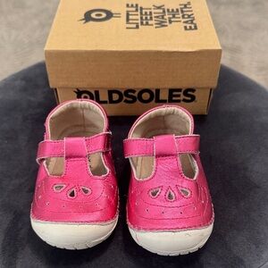 Old Soles Fuchsia Baby Walker Shoes